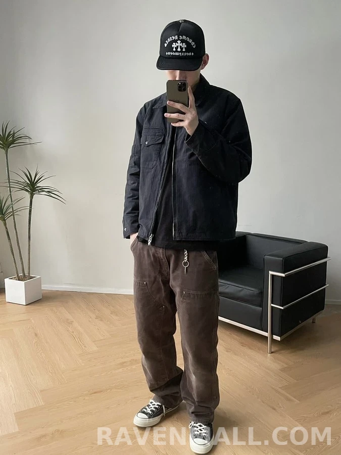 크롬하츠 크롬하츠 워싱 헤링본 코튼 자켓 상세 이미지