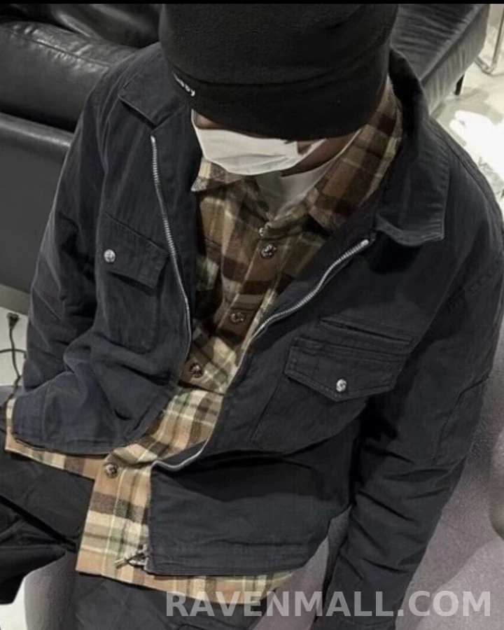 크롬하츠 크롬하츠 워싱 헤링본 코튼 자켓 상세 이미지