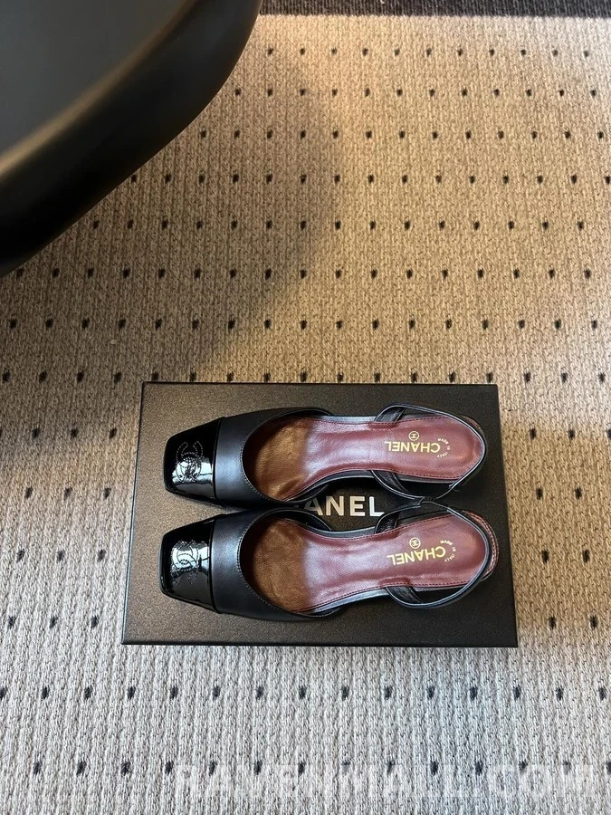 샤넬 샤넬 더블 C 캡토 슬링백 힐 상세 이미지