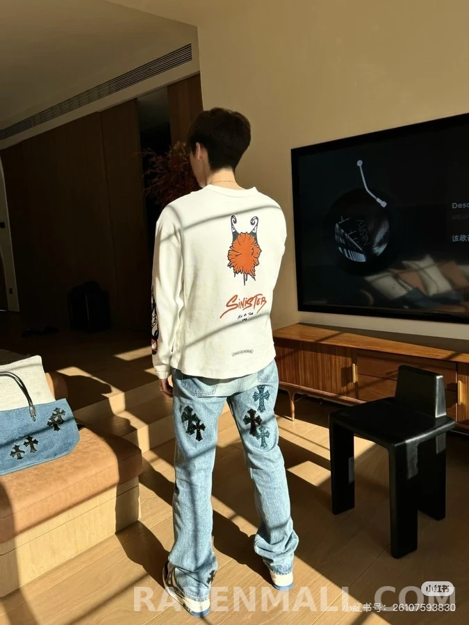 크롬하츠 크롬하츠 매티보이 그래픽 긴팔 티셔츠 상세 이미지
