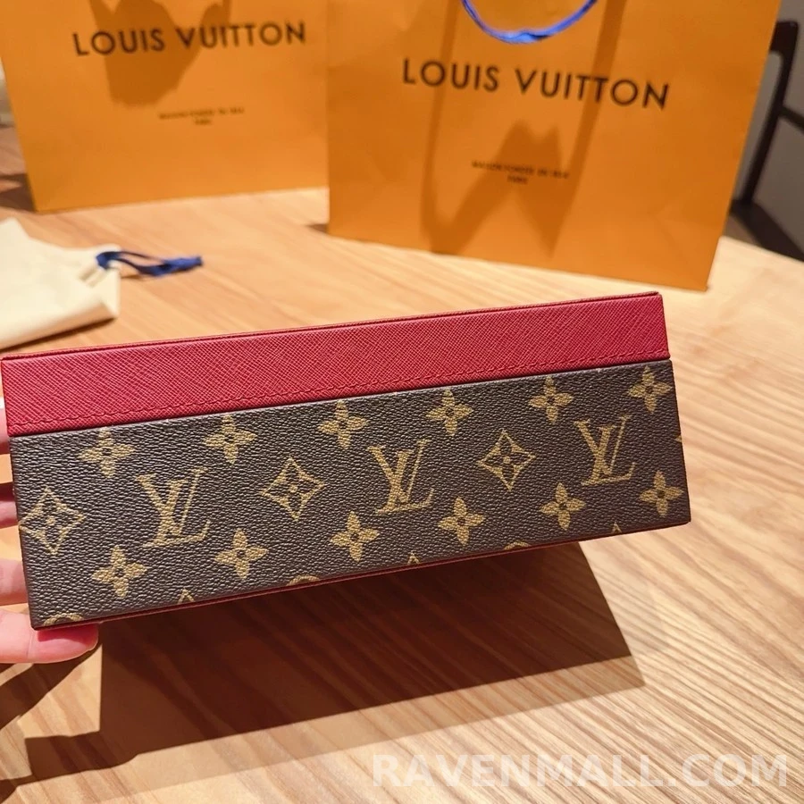 루이비통 루이비통 모노그램 가죽 티슈 박스 상세 이미지