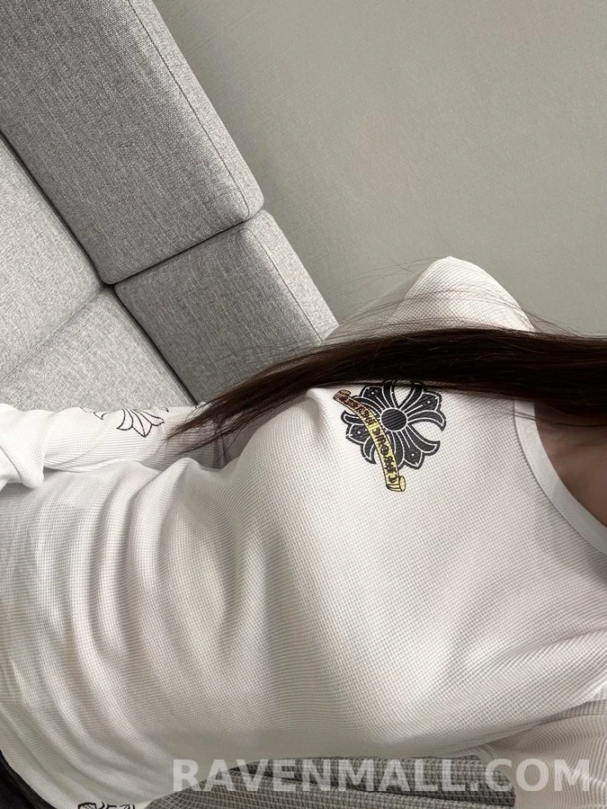 크롬하츠 크롬하츠 크로스 와플 긴팔 티셔츠 상세 이미지