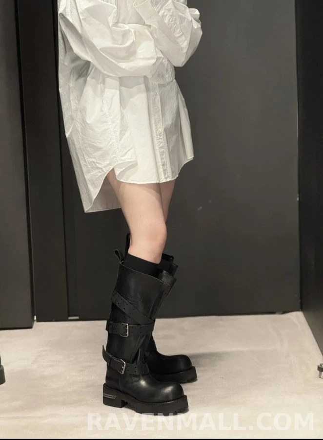발렌시아가 발렌시아가 독액 전투 부츠 상세 이미지