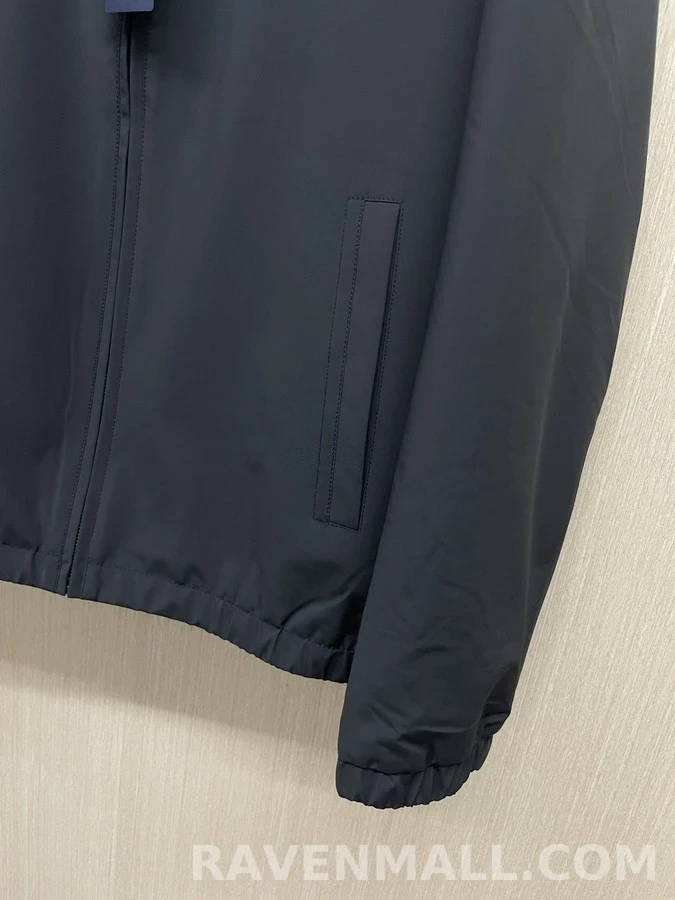 프라다 프라다 로고 칼라 패딩 자켓 상세 이미지
