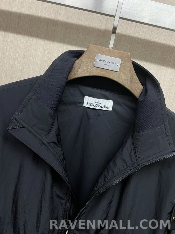 스톤아일랜드 스톤 아일랜드 메탈 나일론 립넥 자켓 상세 이미지