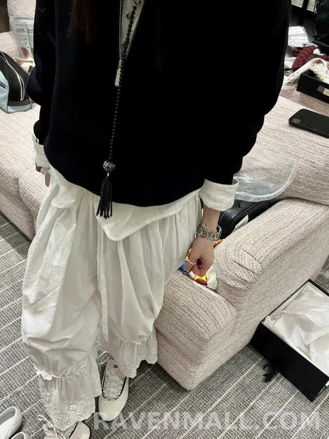 샤넬 샤넬 하프 집업 하이넥 니트 상세 이미지