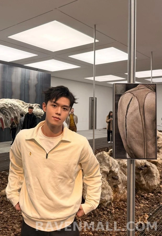 폴로 랄프 로렌 폴로 랄프 로렌 RL 로고 하프집업 맨투맨 상세 이미지
