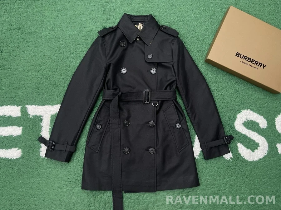 버버리 버버리 켄싱턴 짧은 헤리티지 트렌치코트 상세 이미지