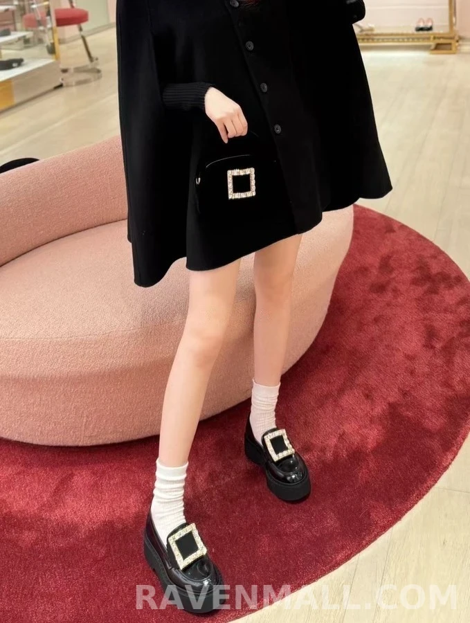 로저 비비에 로저비비에 플랫폼 스퀘어 버클 로퍼 상세 이미지
