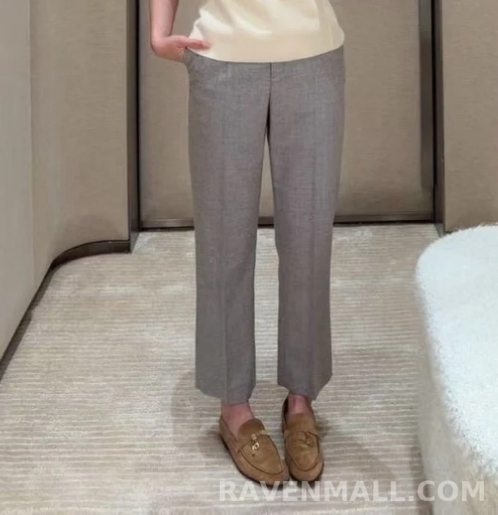로로피아나 로로피아나 스웨이드 버클 로퍼 상세 이미지