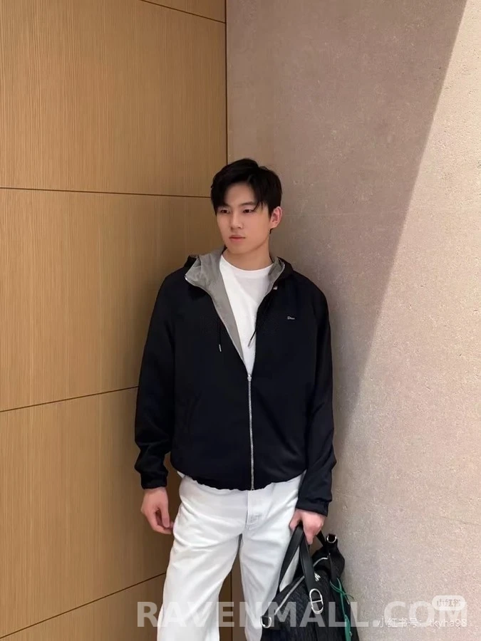 디올 디올 메탈 로고 후드 자켓 상세 이미지