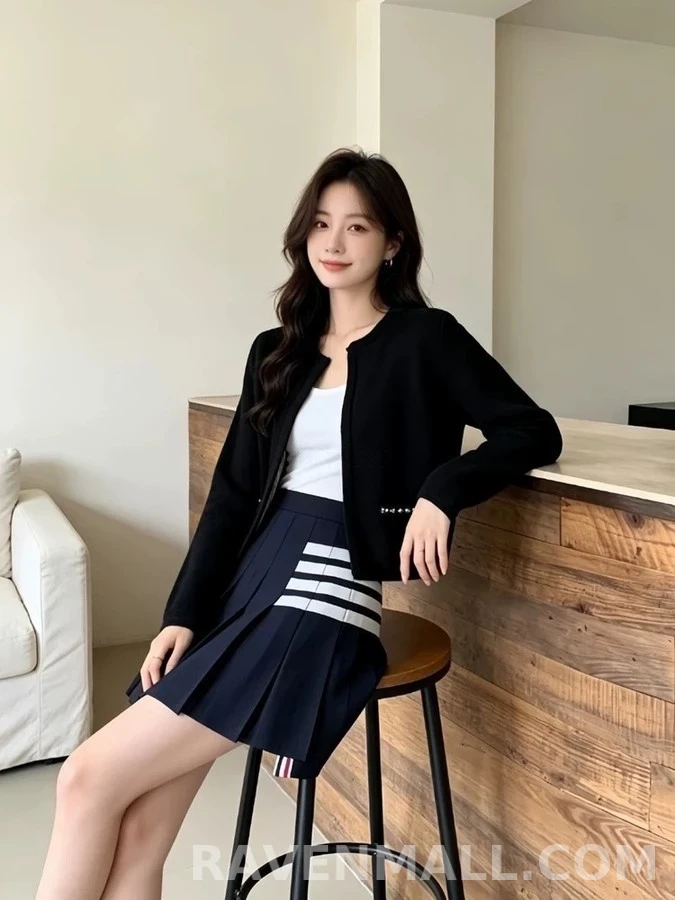 톰브라운 톰브라운 퀼팅 비즈 장식 자켓 상세 이미지