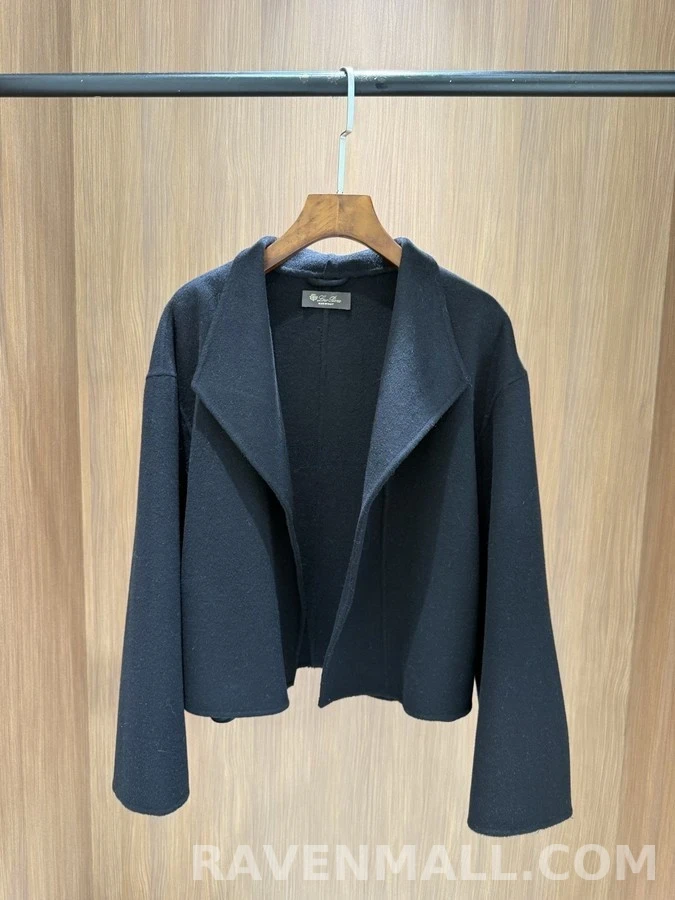 로로피아나 로로피아나 숄칼라 크롭 자켓 상세 이미지