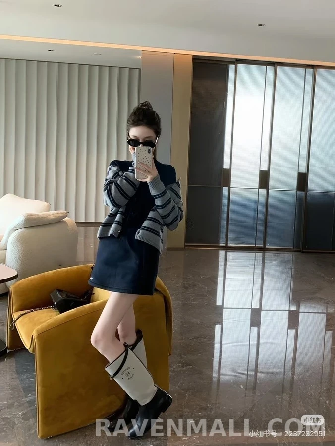 에르메스 에르메스 투톤 버클 롱부츠 상세 이미지