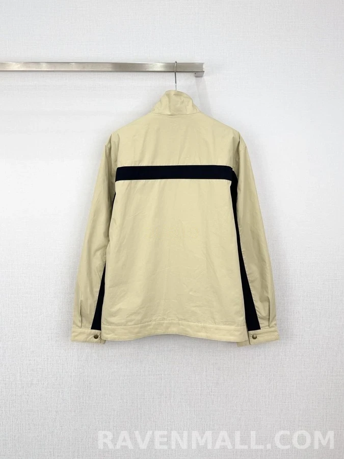 생로랑 세인트로랑 배색 자수 자켓 상세 이미지