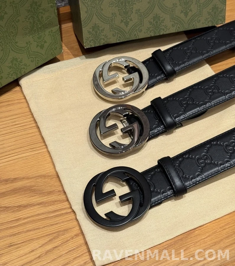 구찌 구찌 시그니처 인터로킹 벨트 상세 이미지