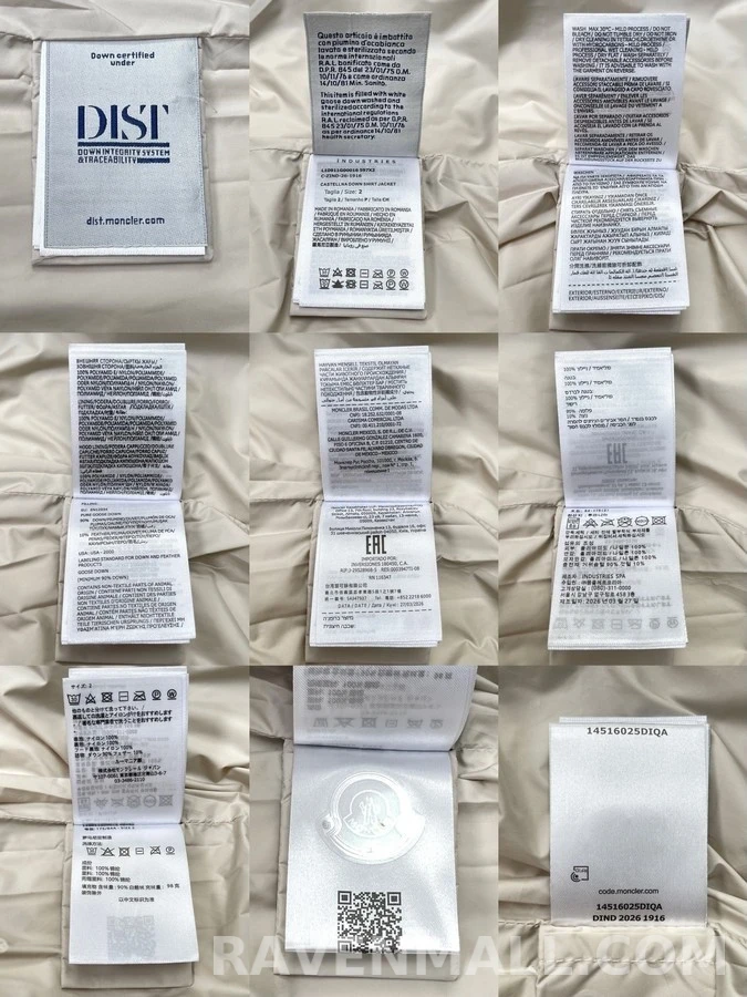 몽클레어 몽클레어 카스텔라나 퀼팅 셔츠 재킷 상세 이미지