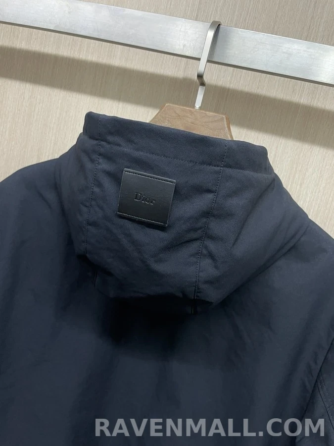 디올 디올 엠보싱 로고 후드 경량 패딩 상세 이미지