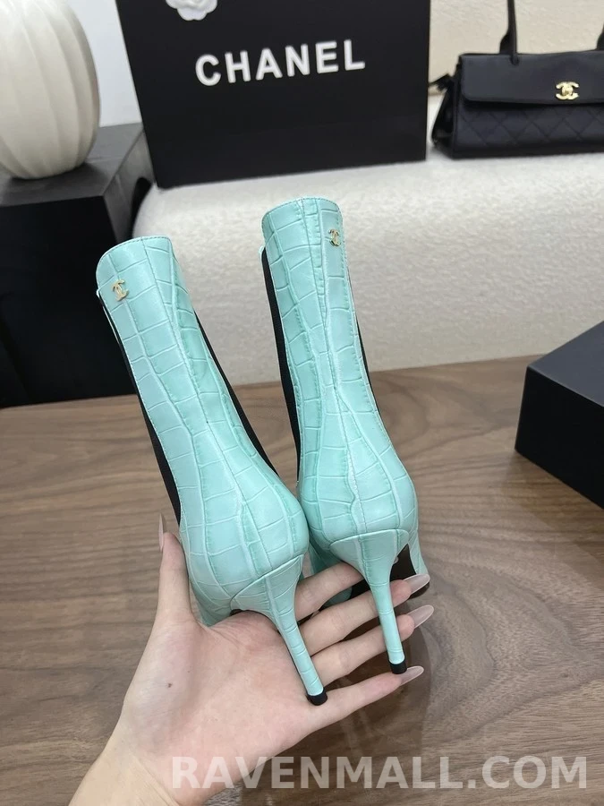 샤넬 샤넬 악어엠보 첼시 부츠 상세 이미지