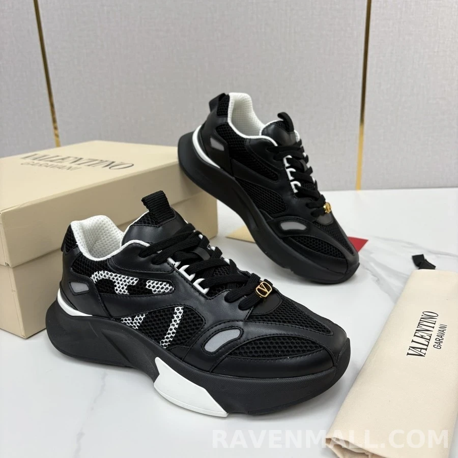 발렌티노 발렌티노 Demi Vee 메시 청키 스니커즈 상세 이미지