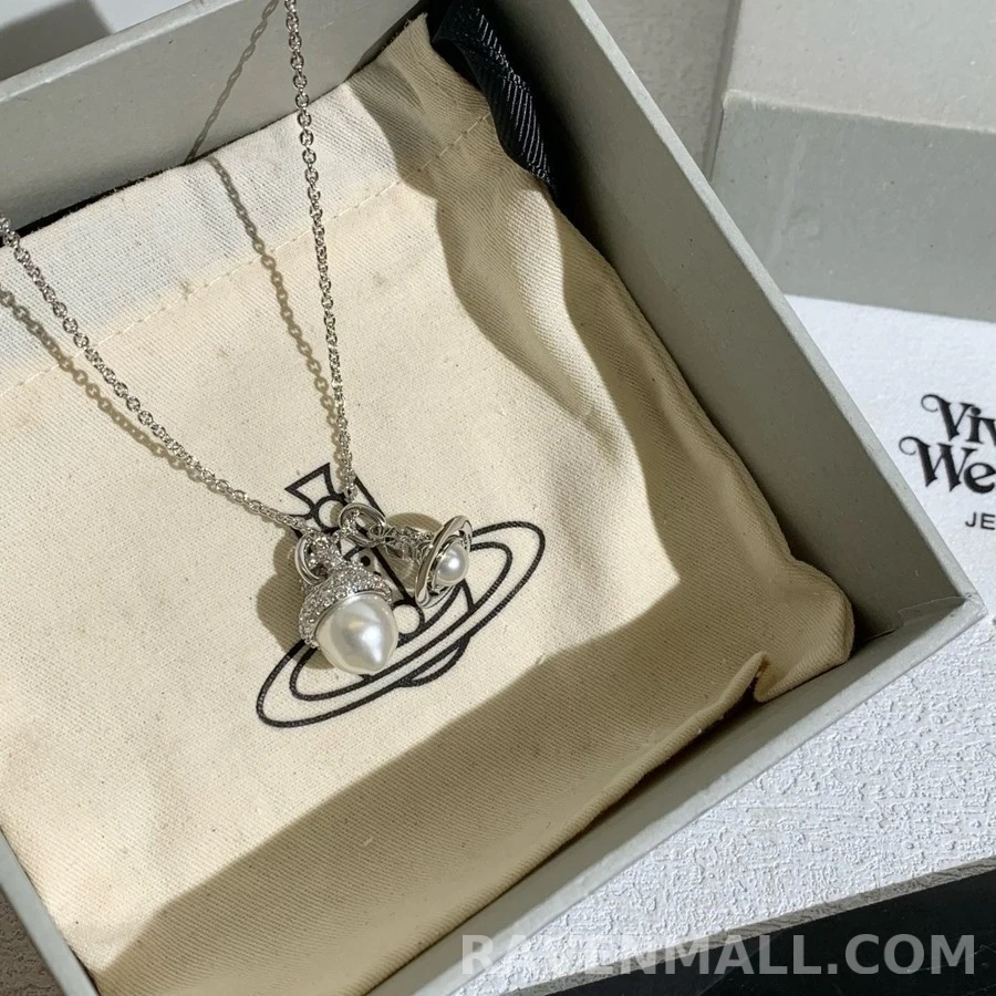 비비안 웨스트우드 비비안 웨스트우드 오브 진주 펜던트 목걸이 상세 이미지