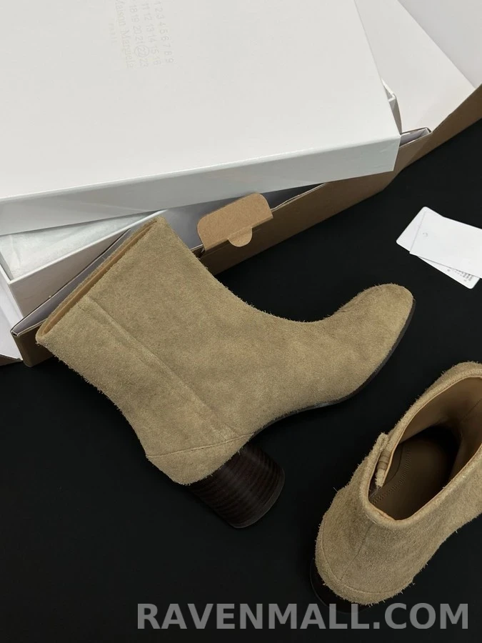 메종 마르지엘라 메종마르지엘라 타비 분지 청키힐 앵클 부츠 상세 이미지