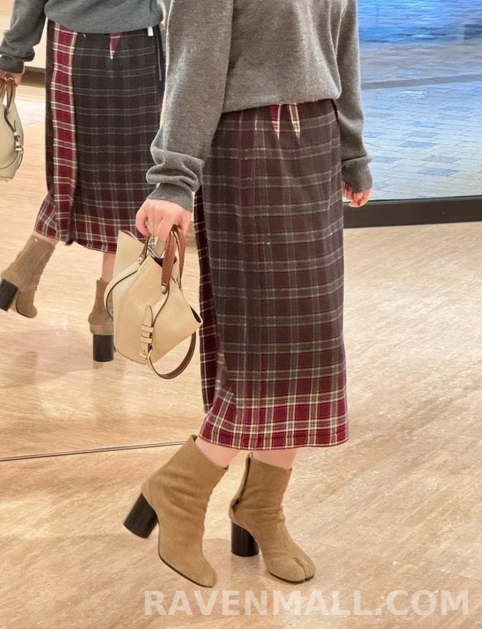 메종 마르지엘라 메종마르지엘라 타비 분지 청키힐 앵클 부츠 상세 이미지