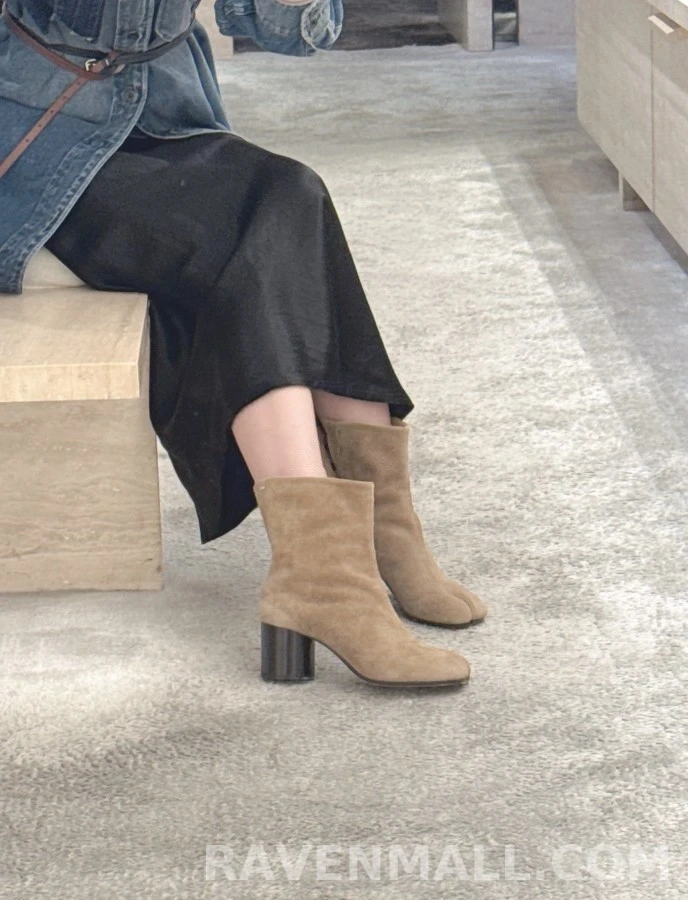 메종 마르지엘라 메종마르지엘라 타비 분지 청키힐 앵클 부츠 상세 이미지