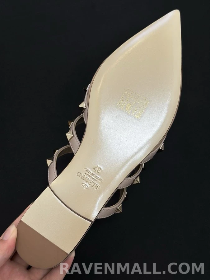 발렌티노 발렌티노 락스터드 뮬 플랫 상세 이미지