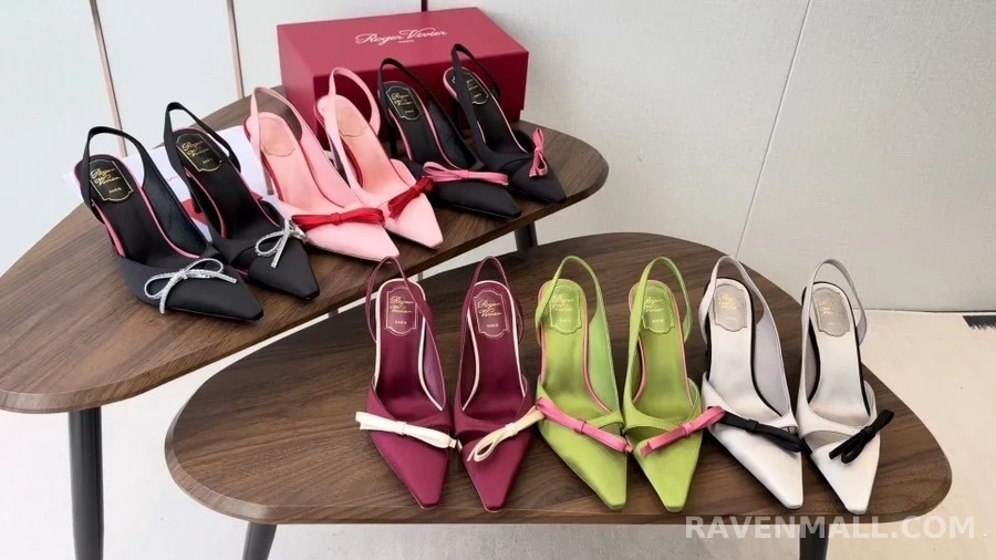로저 비비에 로저비비에 리본 슬링백 힐 상세 이미지