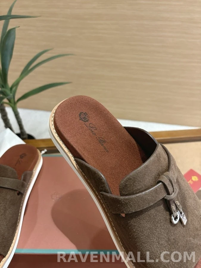 로로피아나 로로피아나 Summer Walk 스웨이드 뮬 슬리퍼 상세 이미지