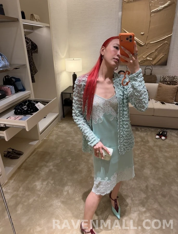 샤넬 샤넬 물결 오픈워크 니트 가디건 상세 이미지