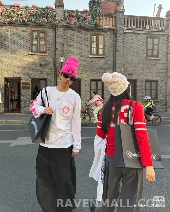 크롬하츠 크롬하츠 호스슈 크로스 긴팔 티셔츠 상세 이미지