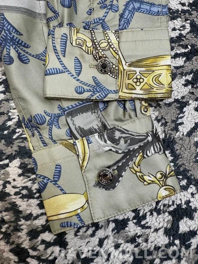 에르메스 에르메스 승마 모티프 롱 슬리브 셔츠 상세 이미지