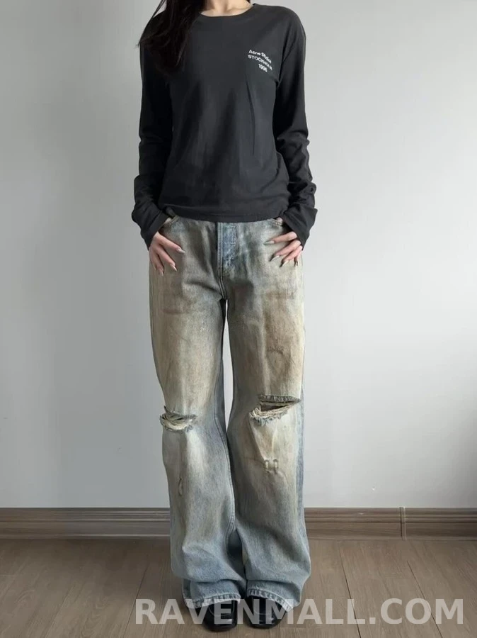 아크네 스튜디오 아크네 스튜디오 Acne Studios 레터링 긴팔 티셔츠 상세 이미지