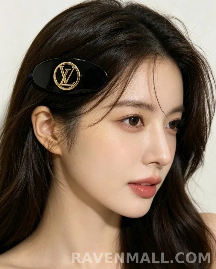 루이비통 루이비통 로고 헤어클립 상세 이미지