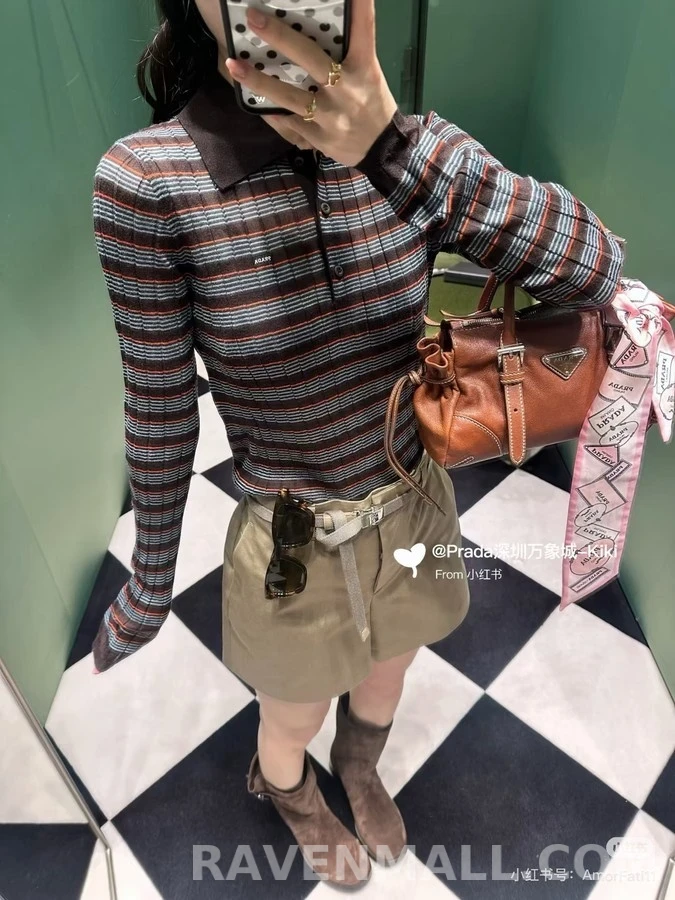 폴로 랄프 로렌 폴로 랄프 로렌 레트로 스트라이프 폴로넥 니트 상세 이미지