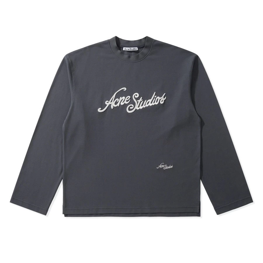 아크네 스튜디오 아크네 스튜디오 Acne Studios 레터링 자수 긴팔 티셔츠 상세 이미지