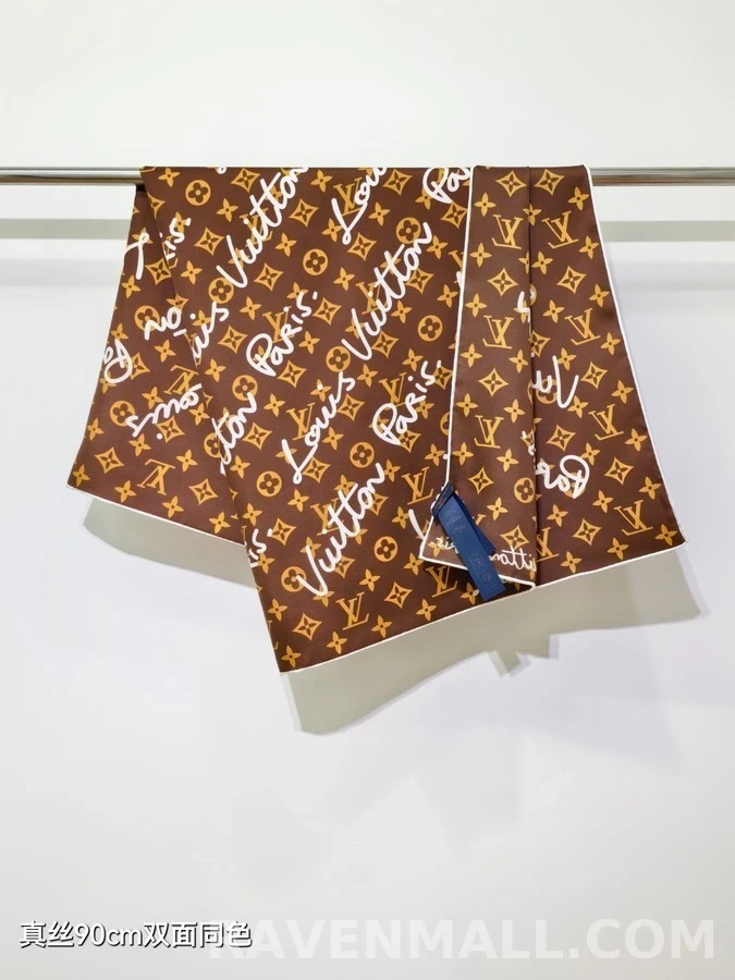 루이비통 루이비통 스크립트 모노그램 스카프 상세 이미지