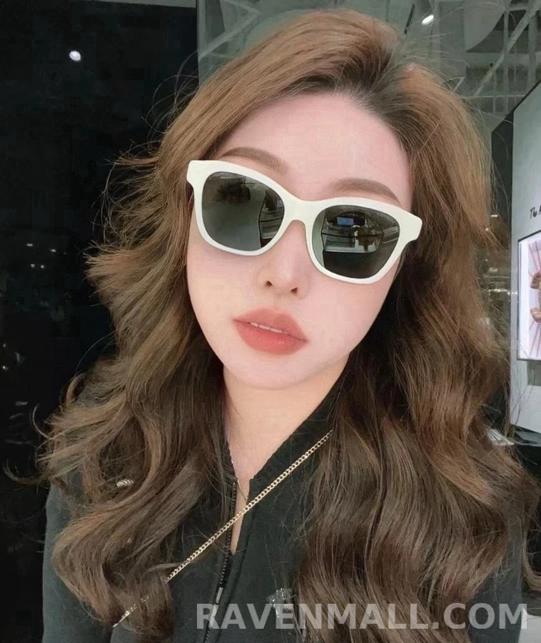 샤넬 샤넬 진주 장식 선글라스 상세 이미지