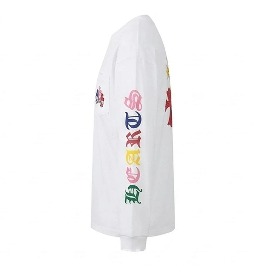 크롬하츠 크롬하츠 컬러풀 크로스 포켓 긴팔 티셔츠 상세 이미지