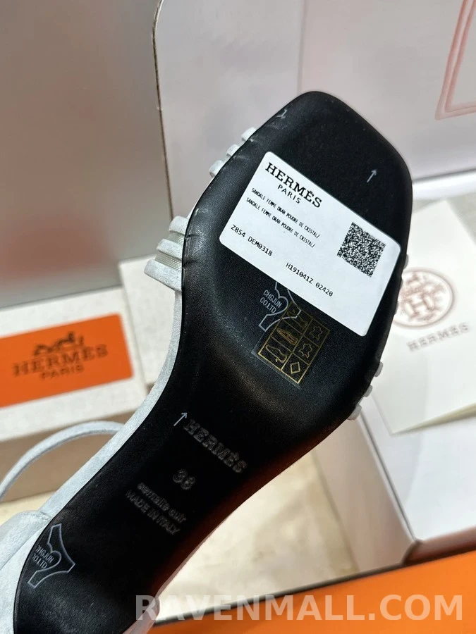 에르메스 에르메스 기하학 스트랩 힐 상세 이미지