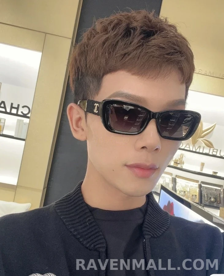 샤넬 샤넬 트위드 로고 선글라스 상세 이미지