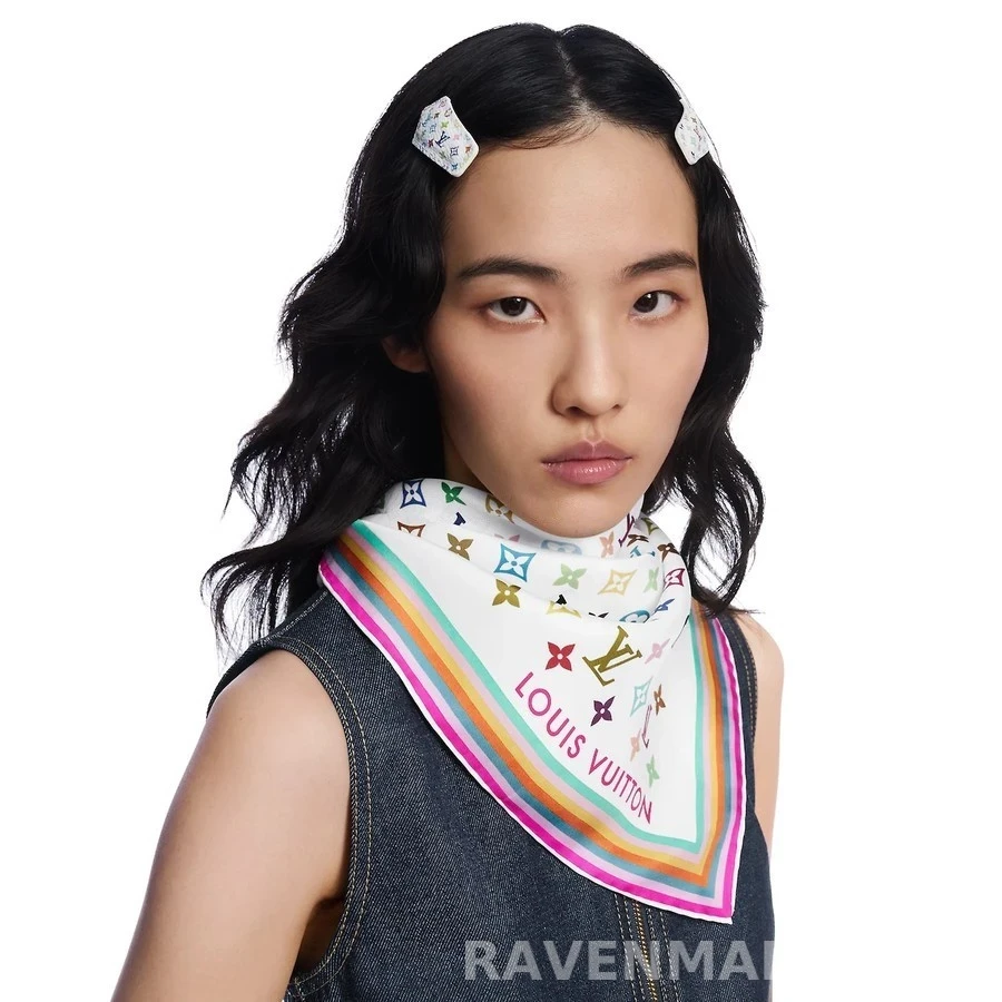 루이비통 루이비통 멀티컬러 모노그램 스카프 상세 이미지