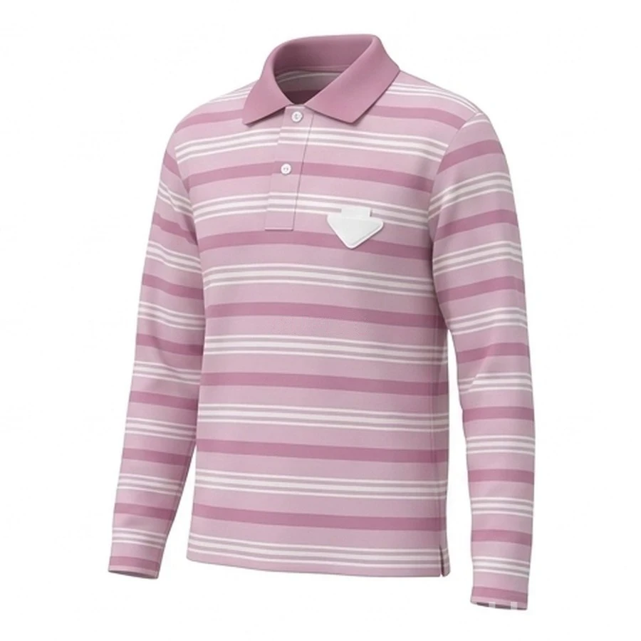 프라다 프라다 스트라이프 폴로셔츠 상세 이미지