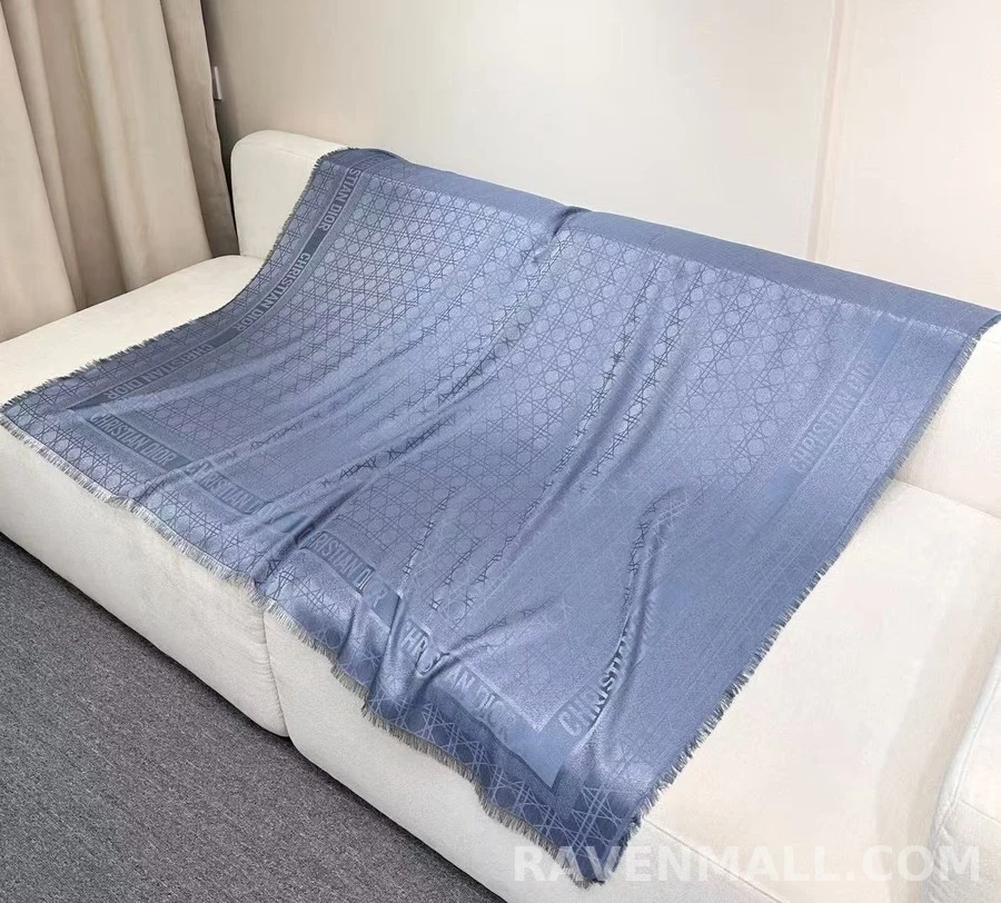 디올 디올 까나쥬 패턴 숄 스카프 상세 이미지