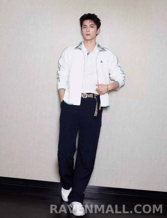 버버리 버버리 EKD 로고 코튼 트랙 재킷 상세 이미지