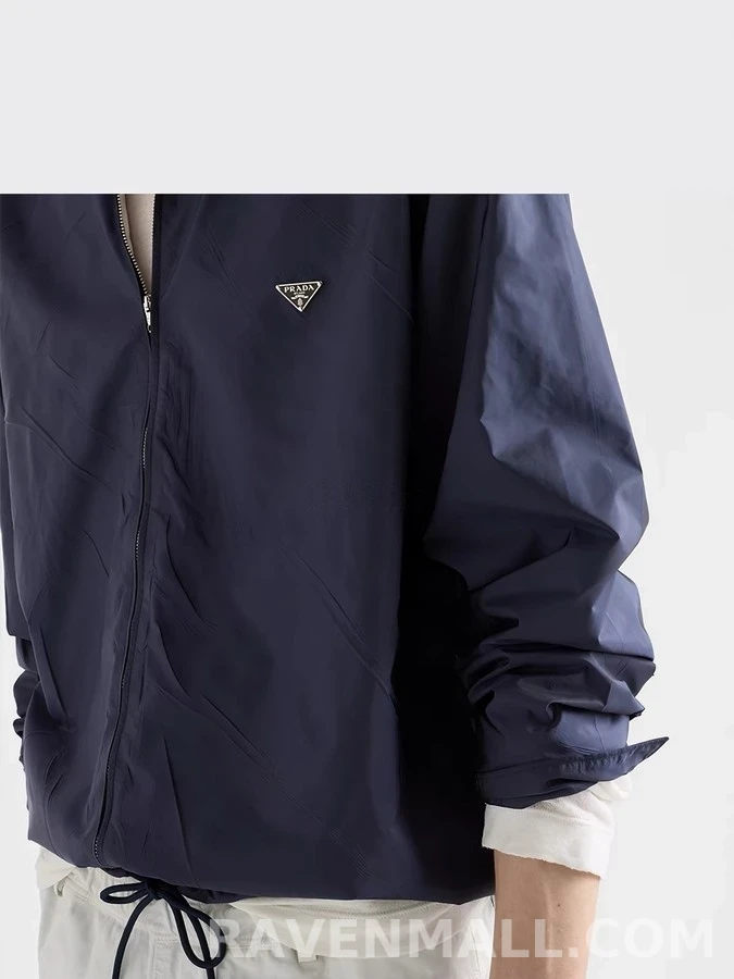 프라다 프라다 Re-nylon 풀집업 셔츠 상세 이미지