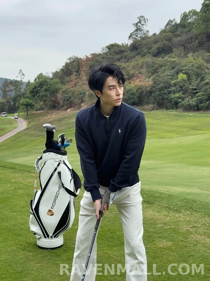 폴로 랄프 로렌 폴로 랄프 로렌 스탠드넥 하프집업 니트 상세 이미지