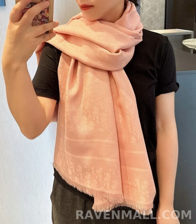디올 디올 오블리크 숄 스카프 상세 이미지
